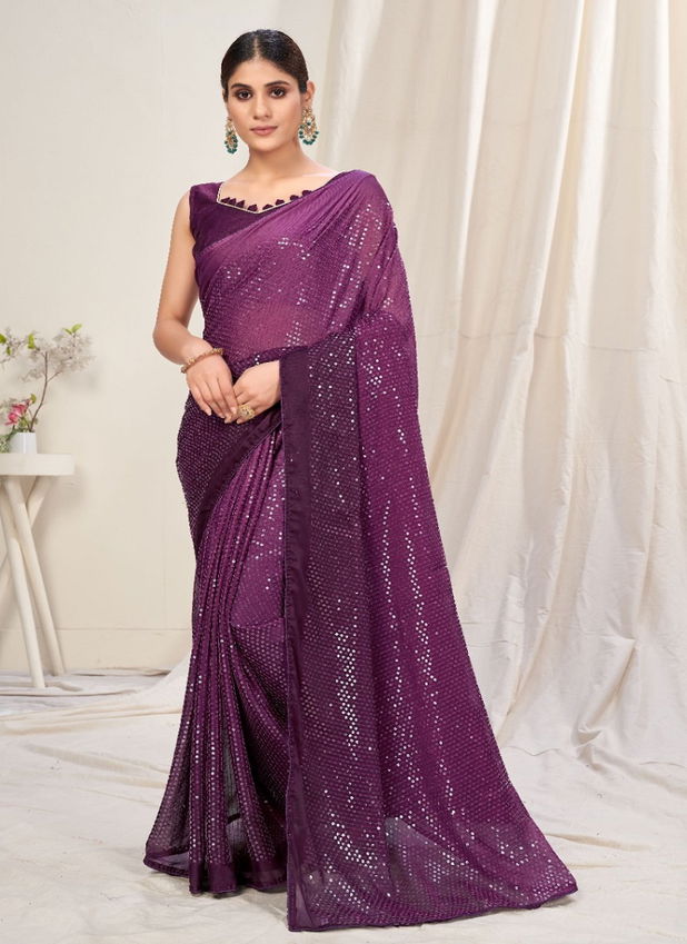 Sutram Hit Colour 9 New Georgette Stylish Party Wear Saree Collection